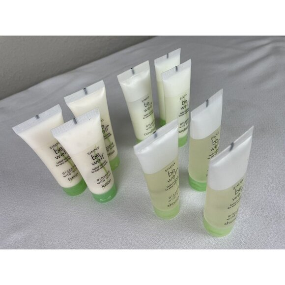 Simple Be Well Ginseng Wild Mint Shampoo Conditioner Lotion Travel 4 Each - Picture 7 of 7